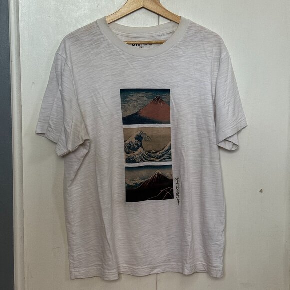 Uniqlo Museum of Fine Arts Boston Collection, Japanese Graphic T-Shirt, White - Picture 1 of 3